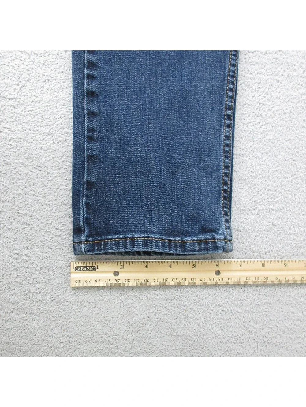 Levi's 511 Slim Fit Blue Denim Jeans Mens W32 L28.5 (Tag 32x30) Dark Wash